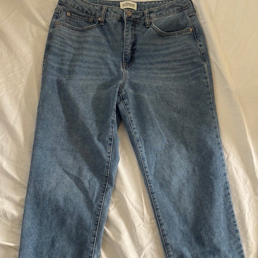 Edited By REMI‎ BADER Women's Blue Jeans Loose Straight Fit Size 10 - Picture 7 of 9